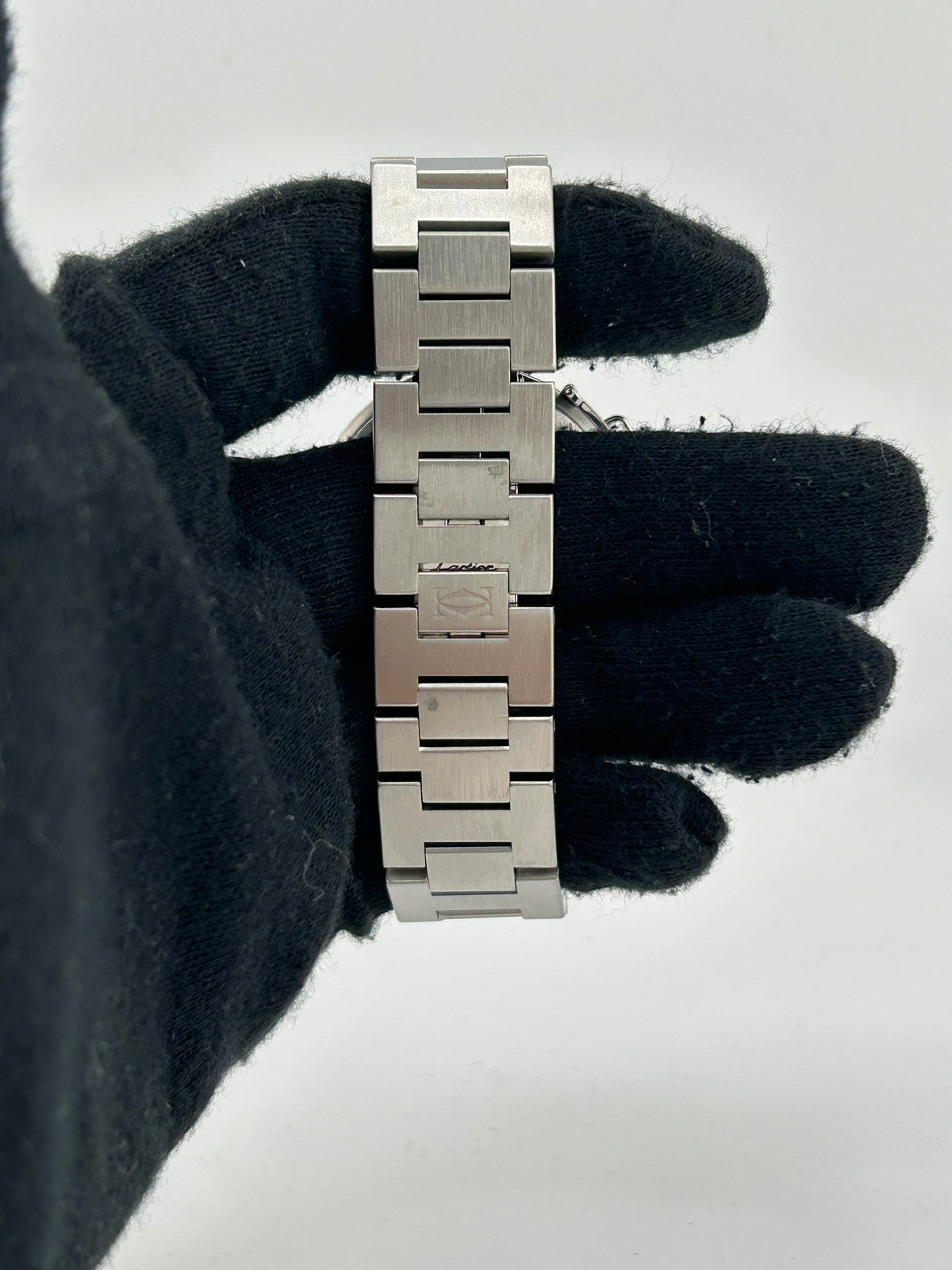 Cartier Pasha Silver Dial on Stainless Steel Bracelet Ref. 2377 Complete 2008 — view 4