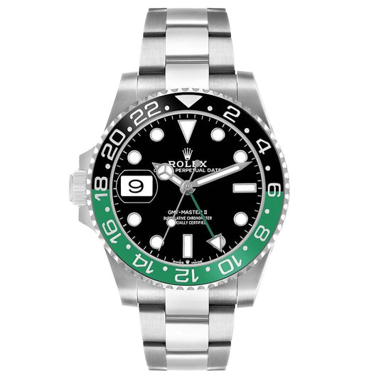 Rolex GMT-Master II "Sprite" Black Dial on Oyster Ref 126720VTNR with New Style Card Green 2025