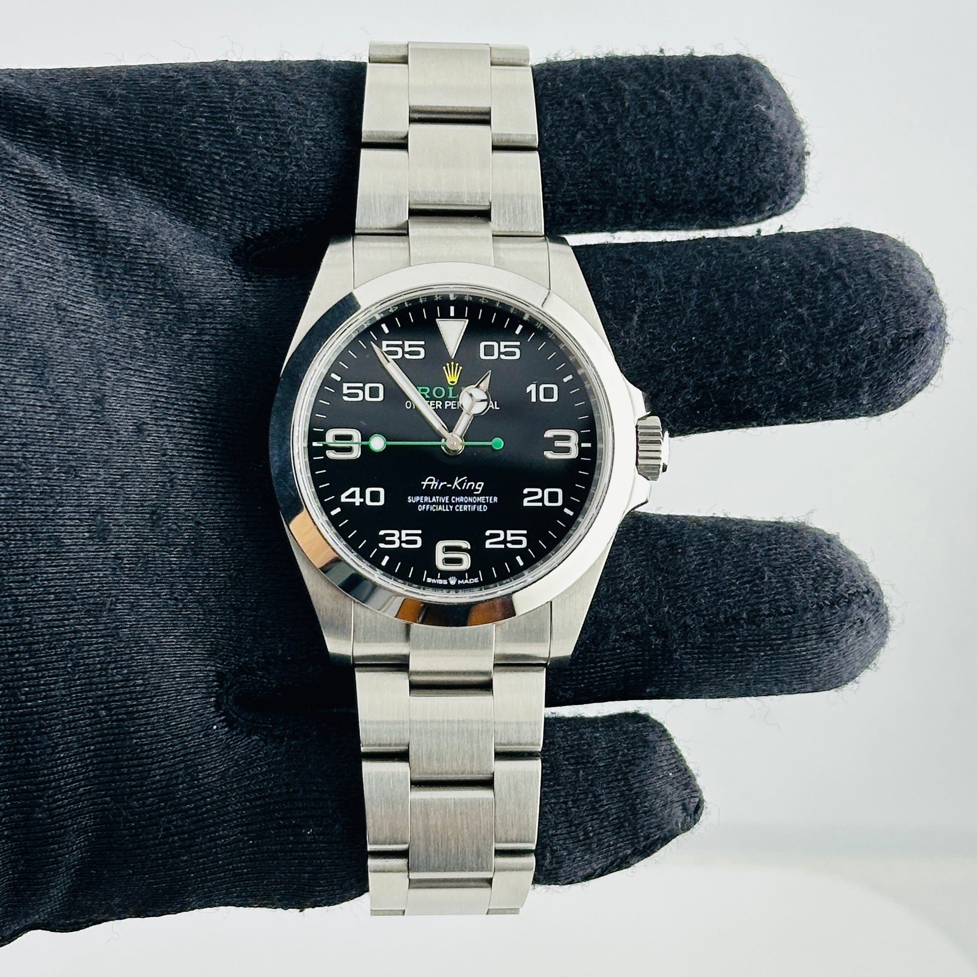 Rolex Airking Black Dial on Oyster Bracelet Ref. 126900 Card 2024 — view 2