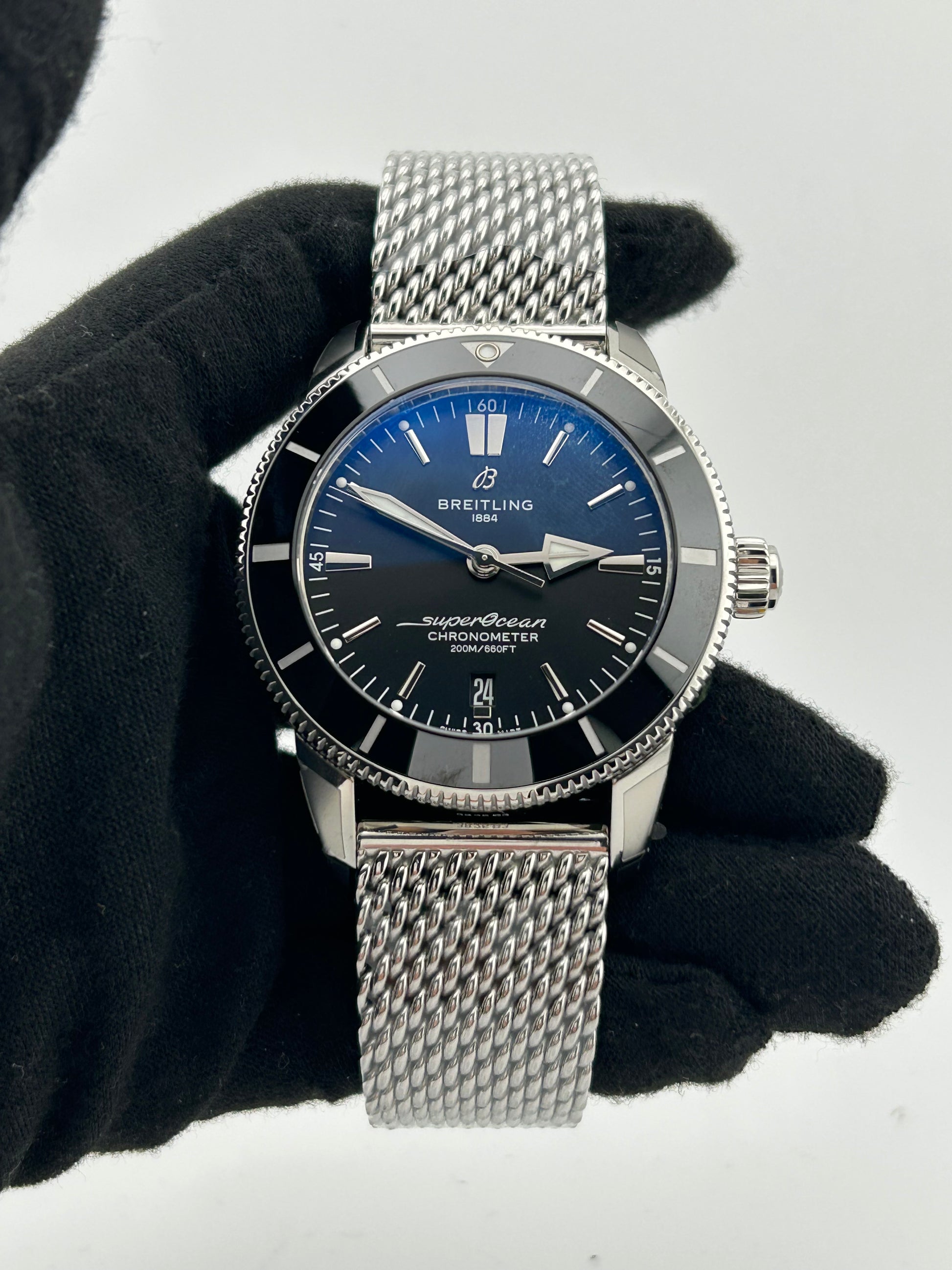 Breitling Superocean H√©ritage II B20 Automatic Black Dial on Bracelet Ref. AB2030121B1A1 Complete 2026 — view 2