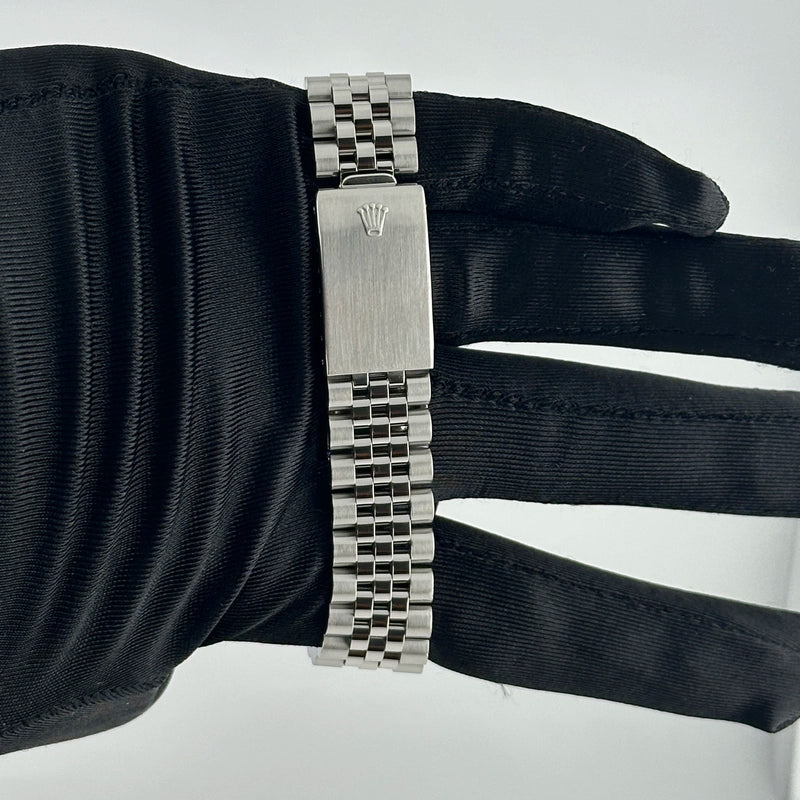 Rolex Datejust Silver Stick Dial on Jubilee Ref 1601