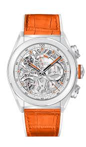 Zenith Defy El Premiro 21 Skeleton Dial on Leather Ref. 49.9003.9004