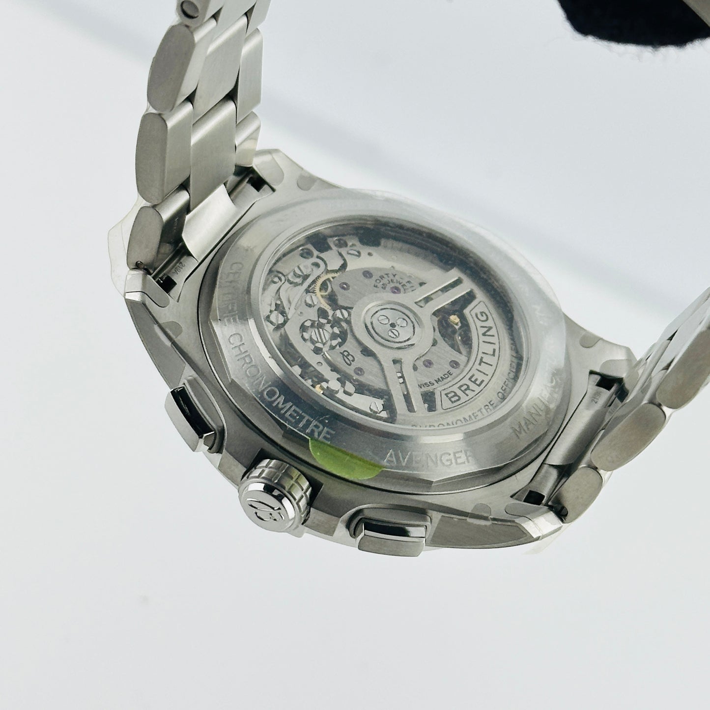 Breitling Avenger B01 Chronograph Blue Dial on Stainless Steel Bracelet Ref. AB0147101C1A1 Card 2026 — view 7