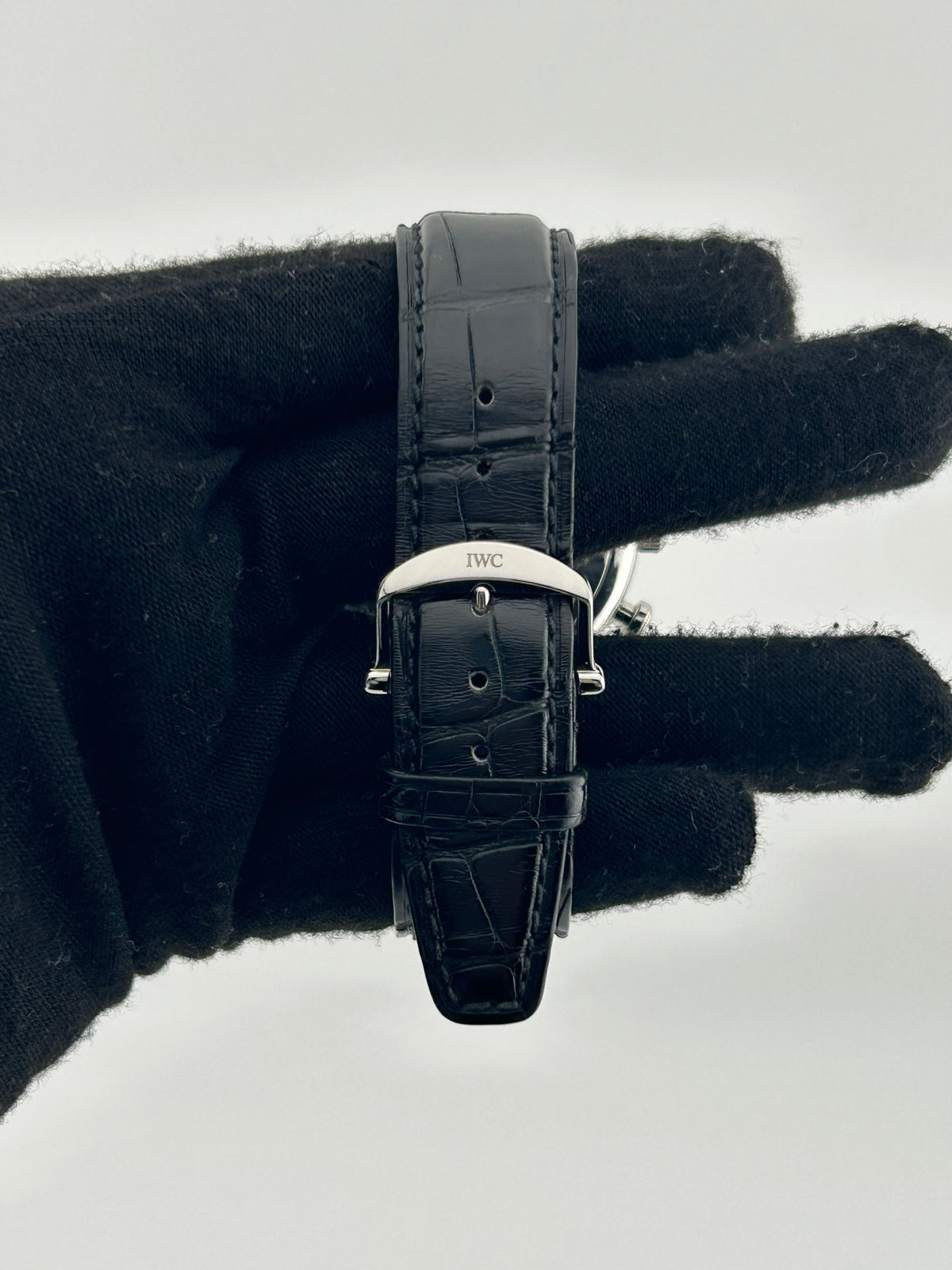 Iwc Portofino Chronograph 39 Silver Dial on Leather Strap Ref. IW391406 Complete 2023 — view 4