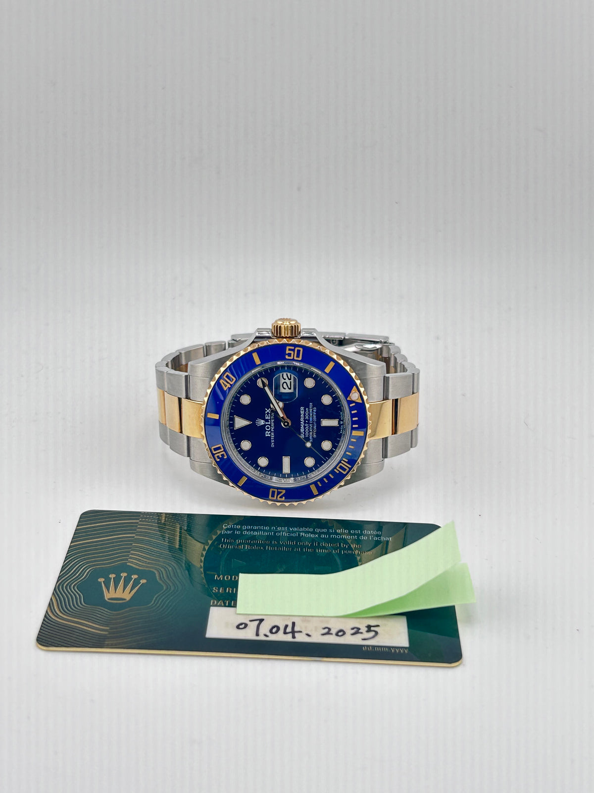 Rolex Submariner Blue Dial on Oyster Ref. 126613LB Card 2025 — view 7