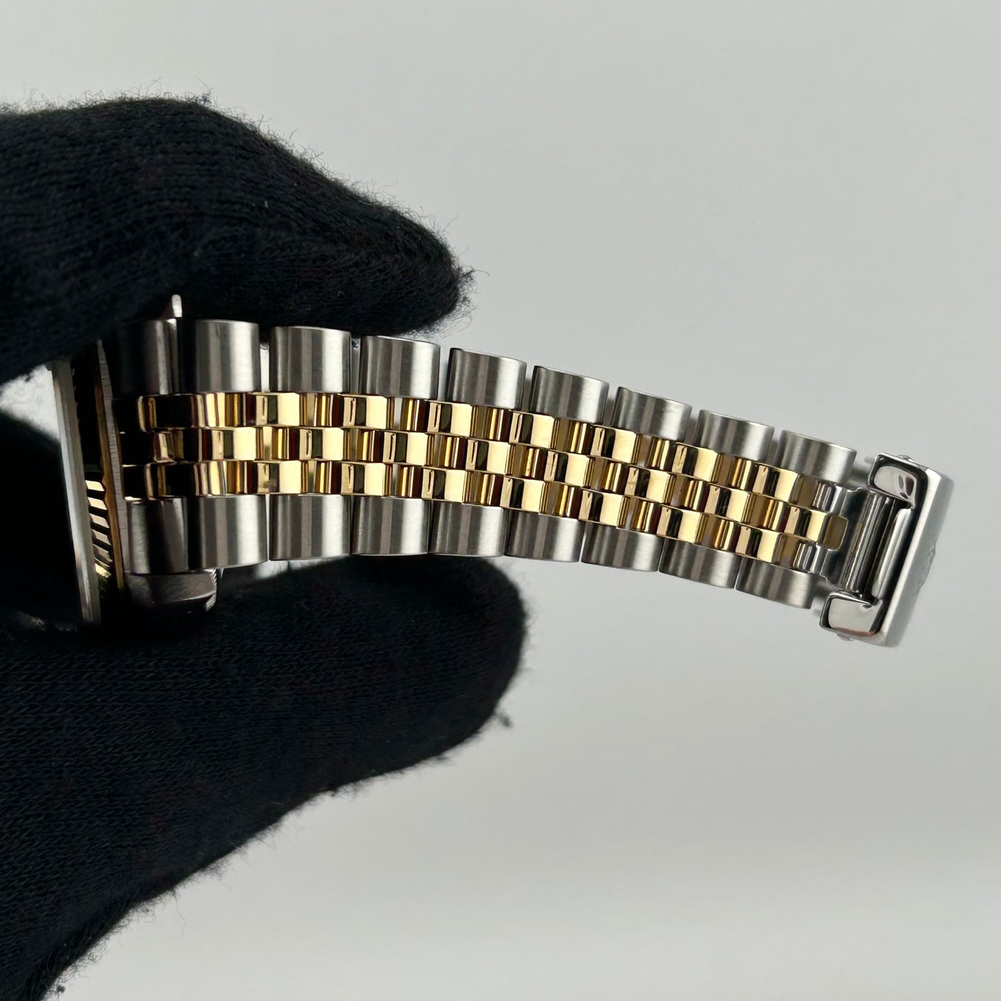 Rolex Datejust Champagne Stick Dial on D Link Jubilee Ref. 68273 — view 5