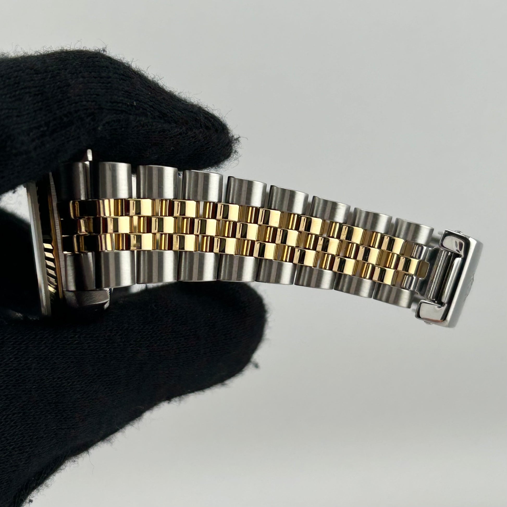 Rolex Datejust Champagne Stick Dial on D Link Jubilee Ref. 68273 — view 5