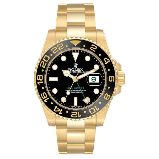 Rolex GMT-Master II Black Dial on Oyster Bracelet Ref. 116718LN Card 2008