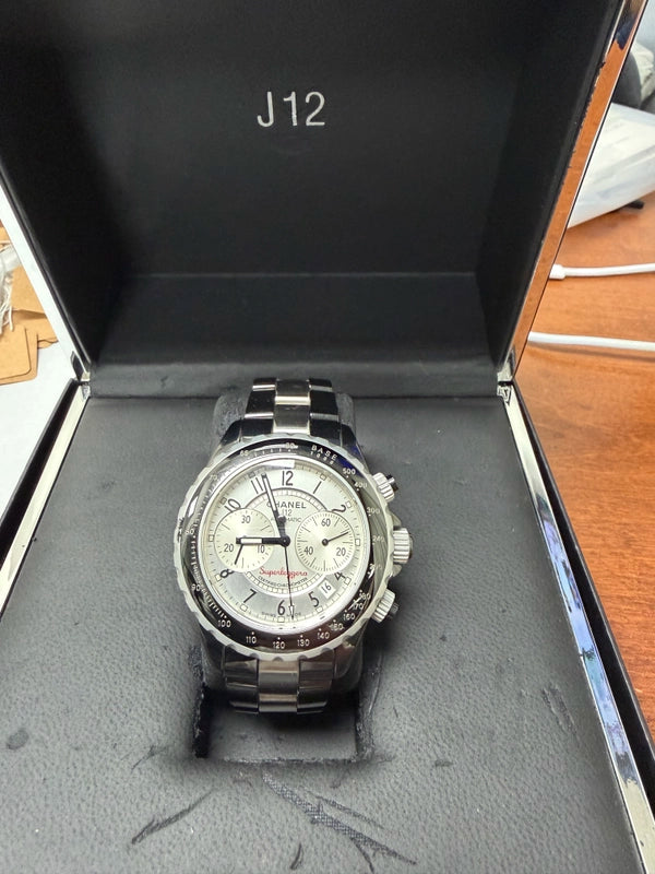 Chanel Superleggera Silver Dial Ref H1624 with Papers