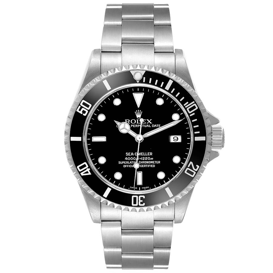 Rolex Sea-Dweller Black Dial on Oyster Ref. 16600 Papers 2000