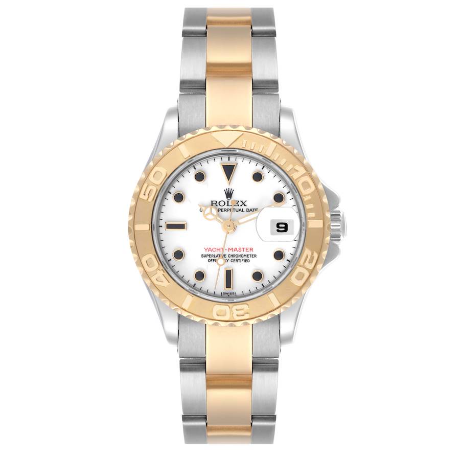 Rolex Yacht-Master Ladies White Dial on Oyster Bracelet Ref. 69623 1998