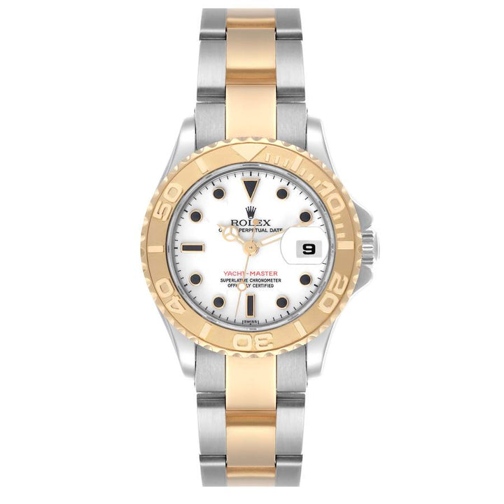 Rolex Yacht-Master Ladies White Dial on Oyster Bracelet Ref. 69623 1998