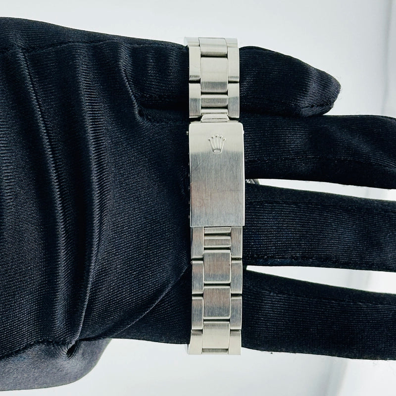 Rolex Air-King Silver Dial on Oyster Ref 5500 with Papers 1975