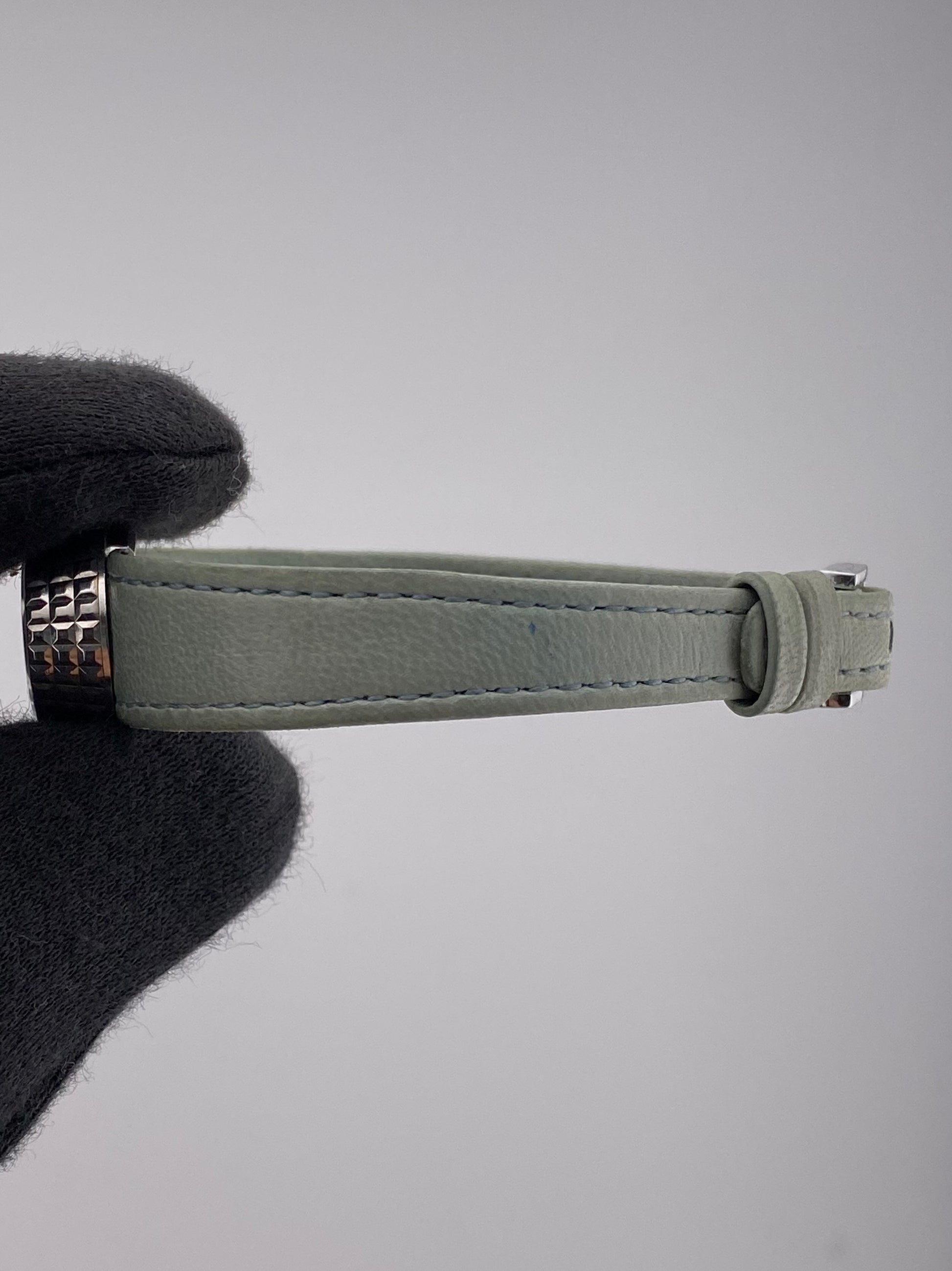 Rolex Chameleon Silver Stick Dial on Leather Ref. 2025/9 — view 4