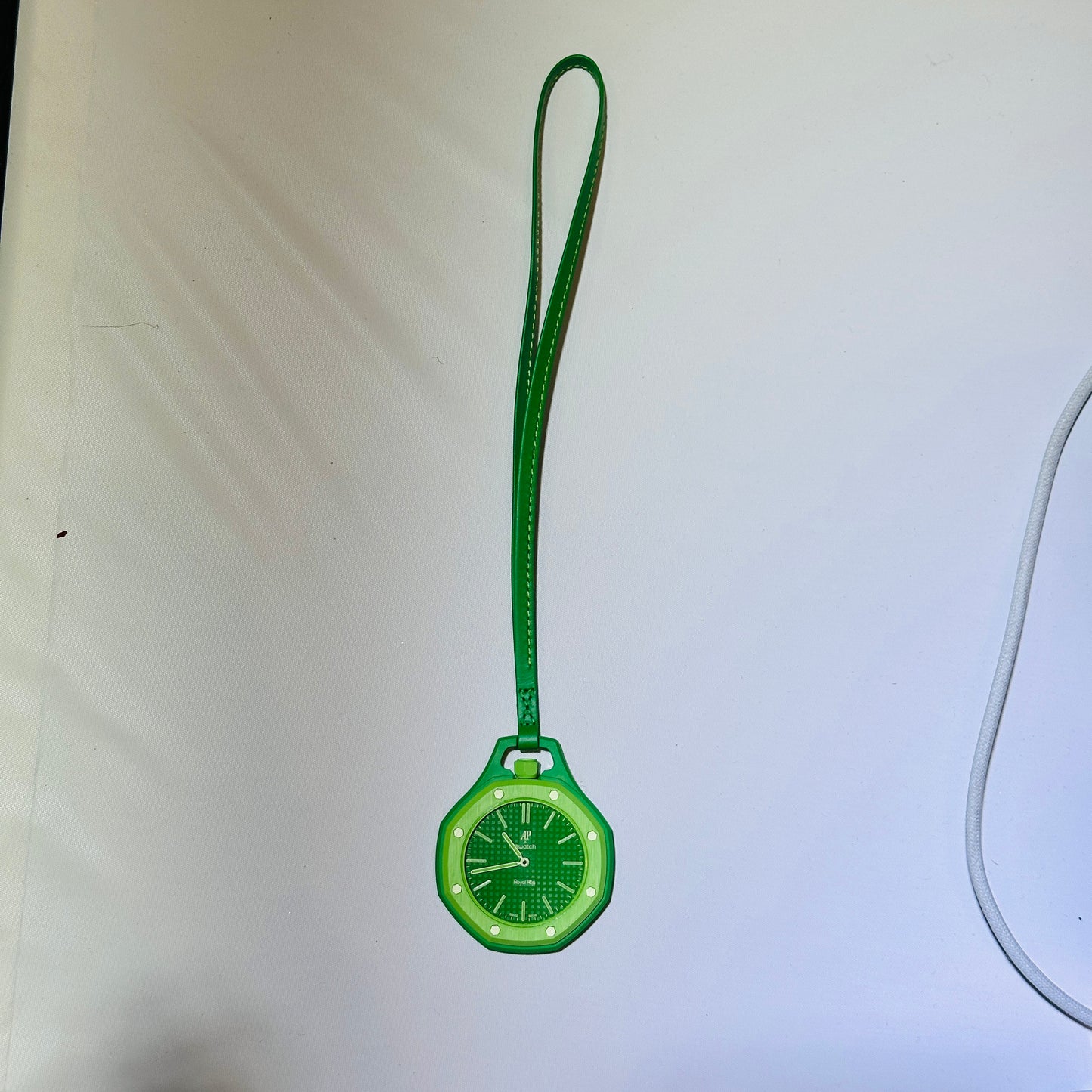 Audemars Piguet X Swatch Royal Pop Green Eight Green Dial on Rubber Strap Ref. SSX03G100N Complete 2026 — view 6