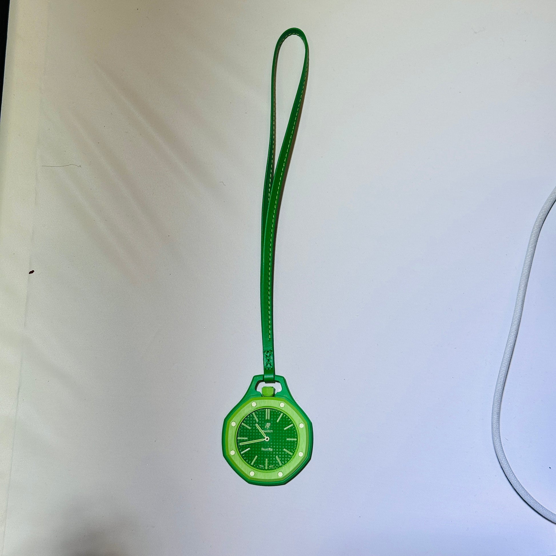Audemars Piguet X Swatch Royal Pop Green Eight Green Dial on Rubber Strap Ref. SSX03G100N Complete 2026 — view 6