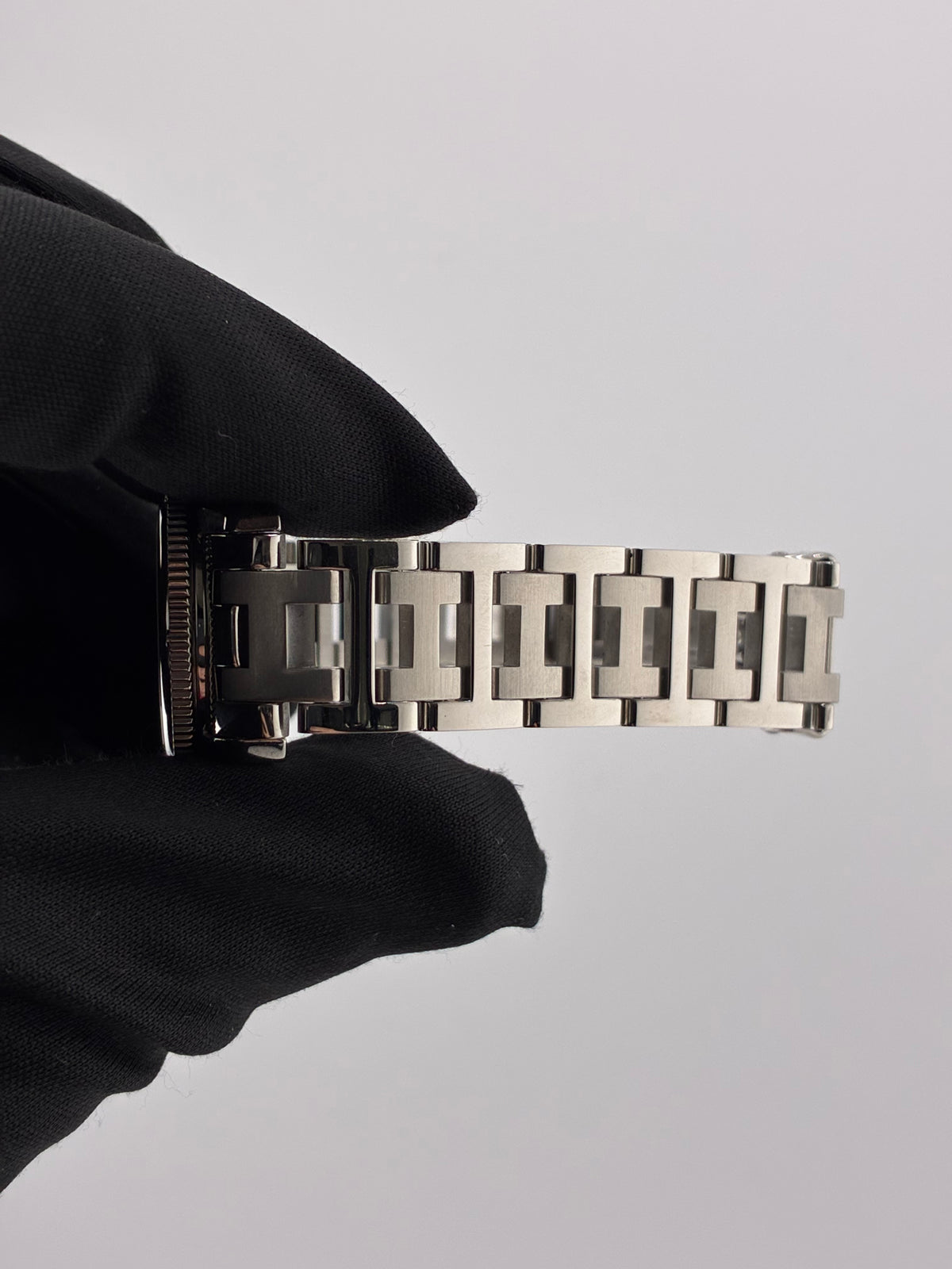 Hermes Clipper Diver Blue Dial on Stainless Steel Bracelet Ref. CL5.210 — view 5