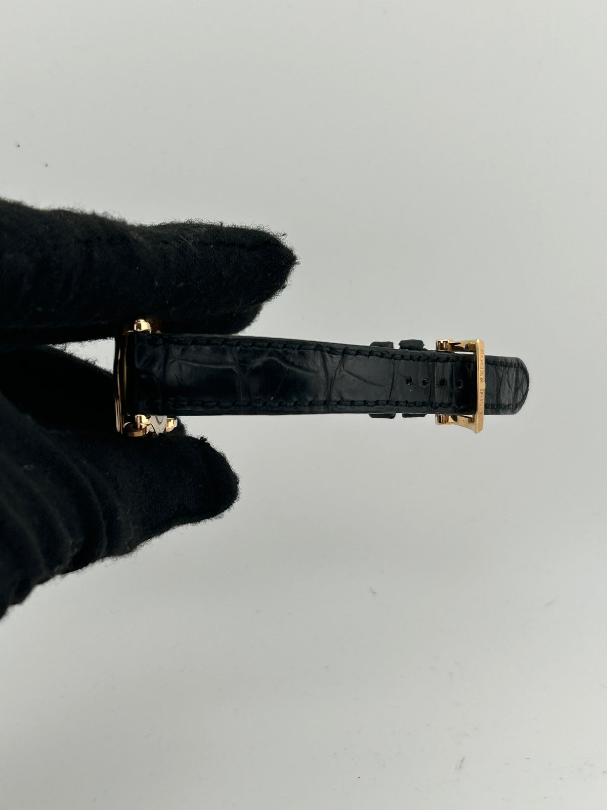 Roger Dubuis Sympathie White Mop Dial on Black Leather Strap Ref. S27 — view 5