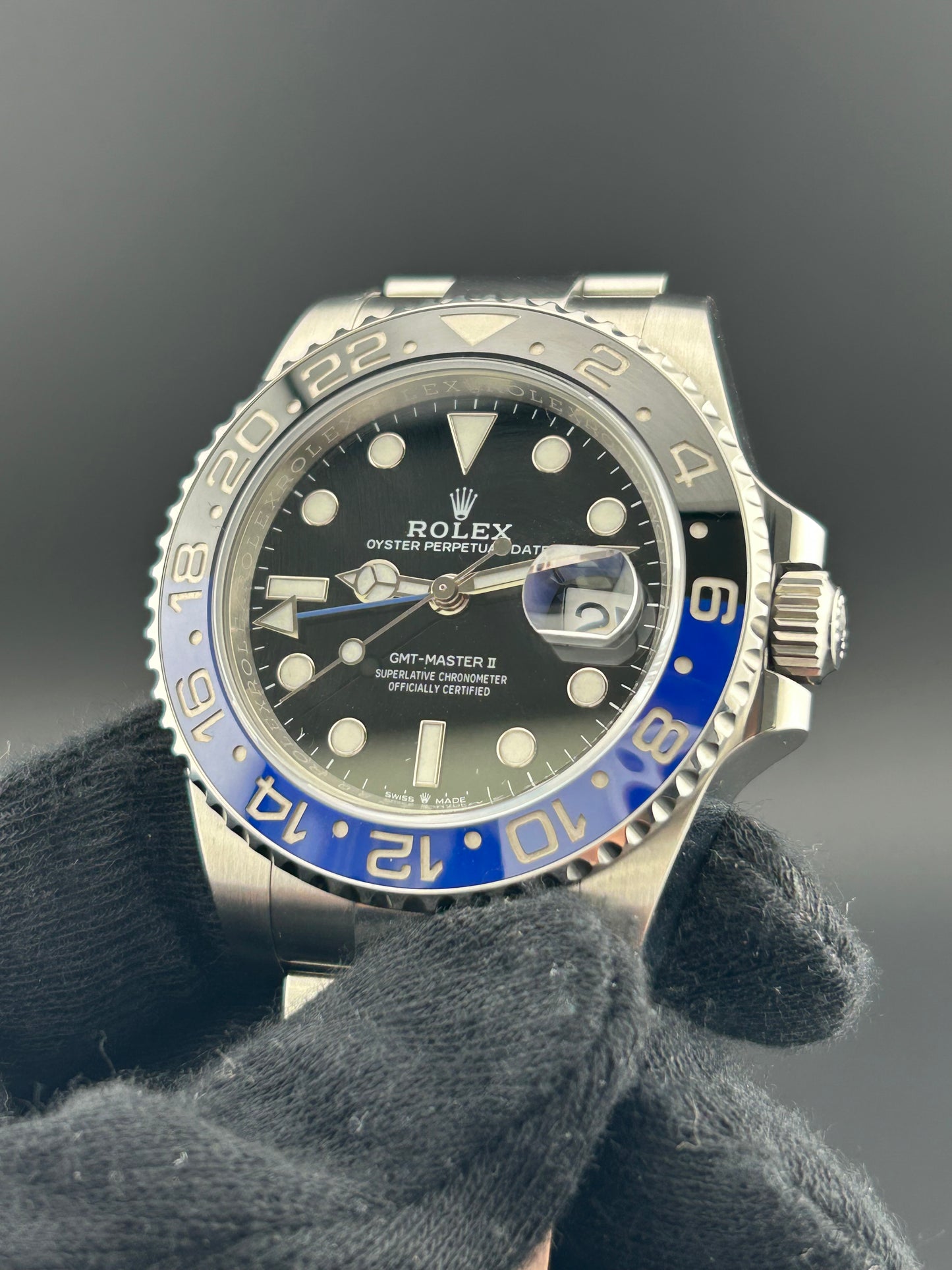 Rolex GMT-Master II Black Dial on Oyster Ref. 126710BLNR Card 2022 — view 3