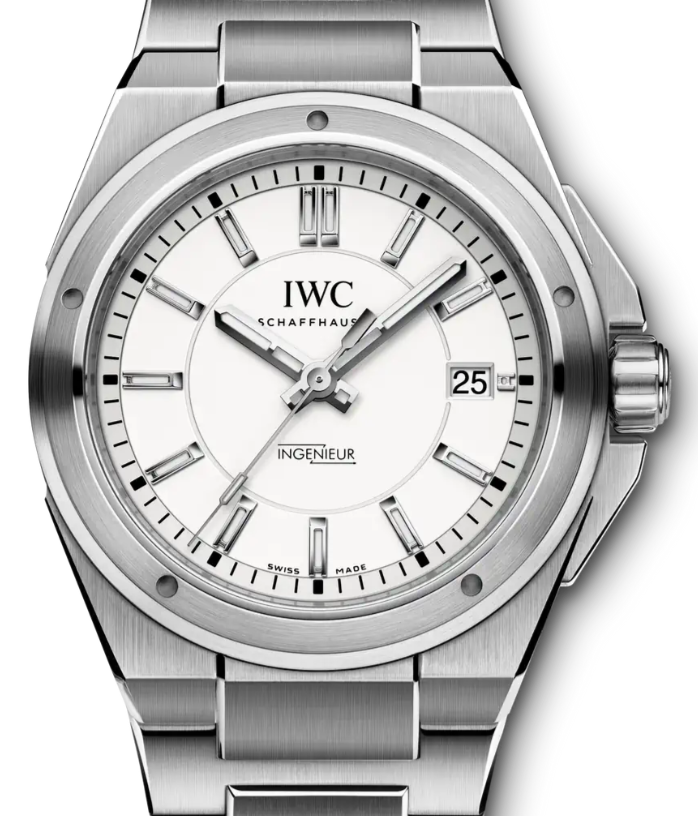 Iwc Ingenieur Silver Dial on Stainless Steel Bracelet Ref. IW323904 Complete 2013