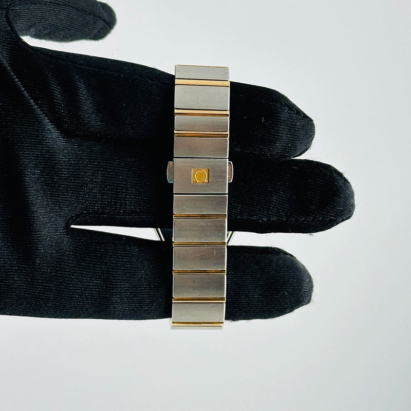 Omega Constellation White Mop / Gold Markers Dial on 2 Tone Bracelet Ref 123.20.27.60.05.002 with Card 2019
