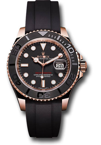 Rolex Yacht-Master 37 Matt Black Dial on Oysterflex Ref. 268655 Card 2018