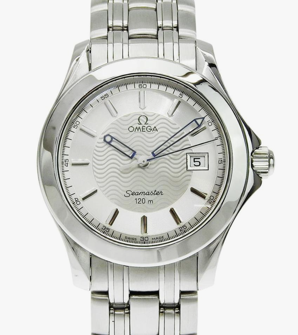 Omega Seamaster Silver Stick Dial on Stainless Steel Bracelet Ref. 2511.31.00 Card 1997