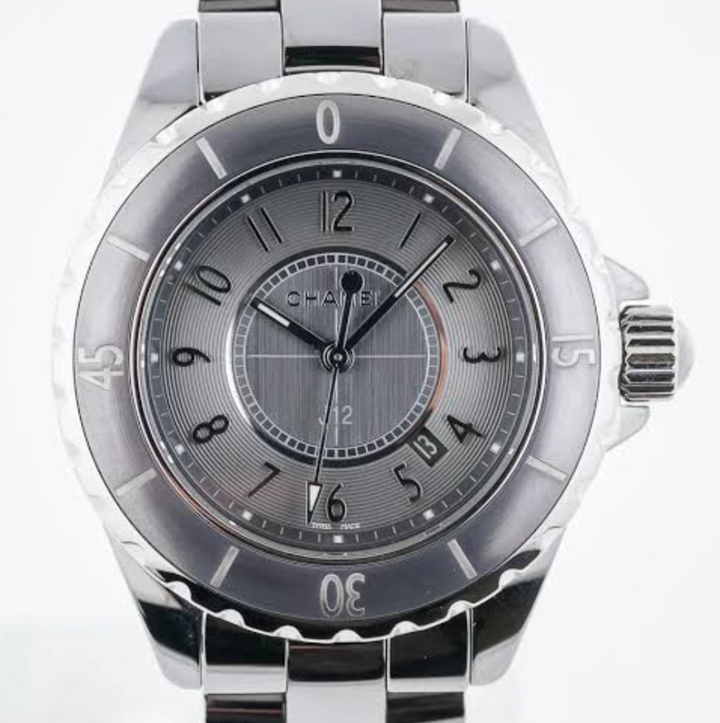 Chanel J12 Chromatic Grey Dial on Ceramic And Titanium Bracelet Ref. H2978