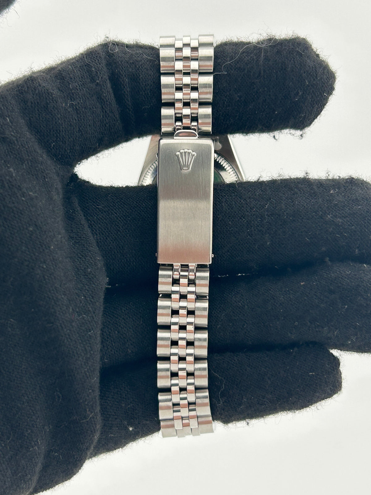 Rolex Datejust Lady Silver Stick Dial on Jubilee D Link Bracelet Ref. 69174 Papers 1992 — view 4