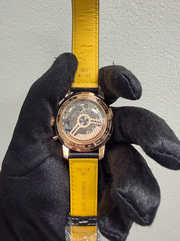 Breitling Top Time B01 B&P Bronze Dial on Leather Strap Ref RB01761A1Q1X1 with Card