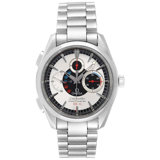 Omega Seamaster Aqua Terra NZL-32 Regatta Silver Dial on Stainless Steel Bracelet Ref. 2513.30.00 Card Open Date