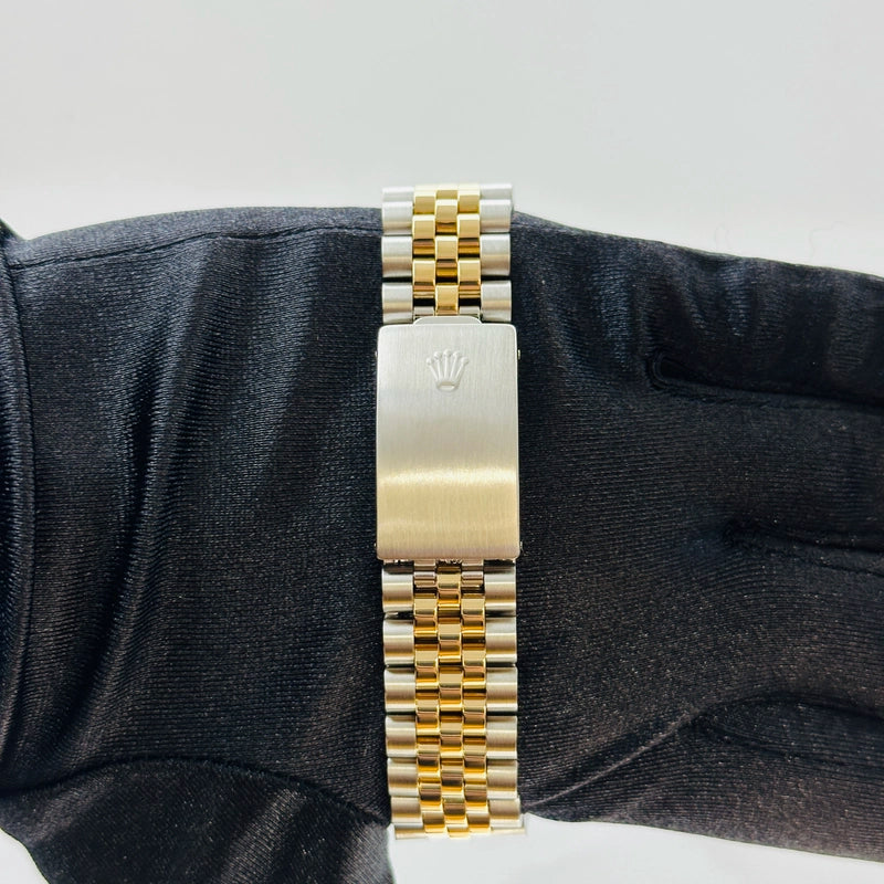 Rolex Datejust Champagne Diamond Factory Dial on D Link Jubilee Ref 16233