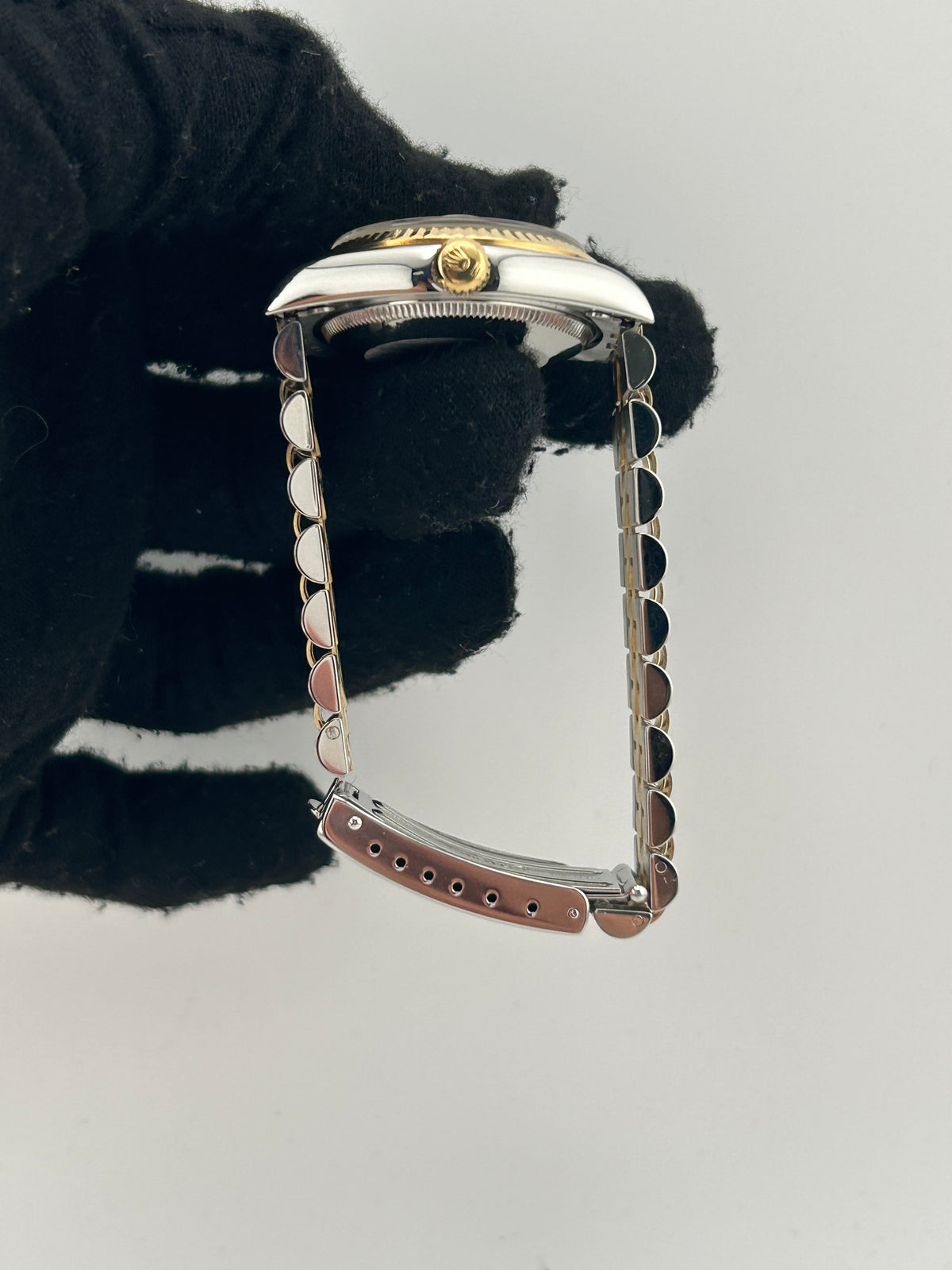 Rolex Datejust 31 Champagne Anniversary Dial on 2 Tone Jubilee D Link Bracelet Ref. 68273 1995 — view 6