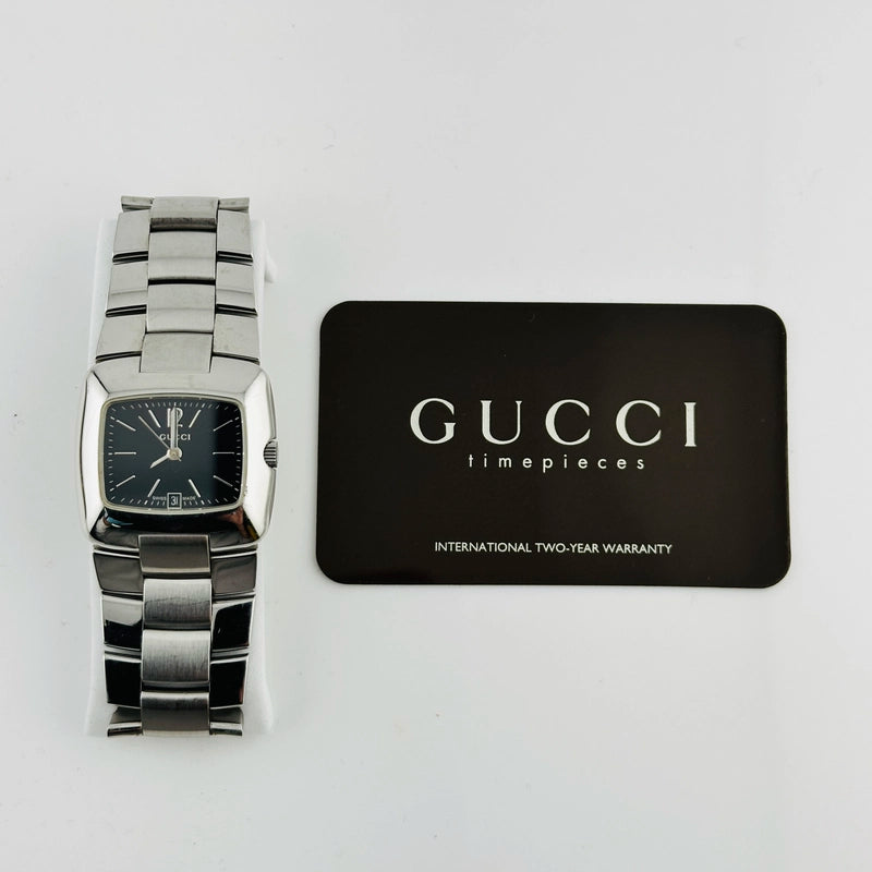 Gucci Gucci Black Dial Ref 8500L with Card
