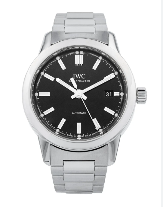 Iwc Ingenieur Automatic Black Dial on Stainless Steel Ref. IW357002 Card 2018