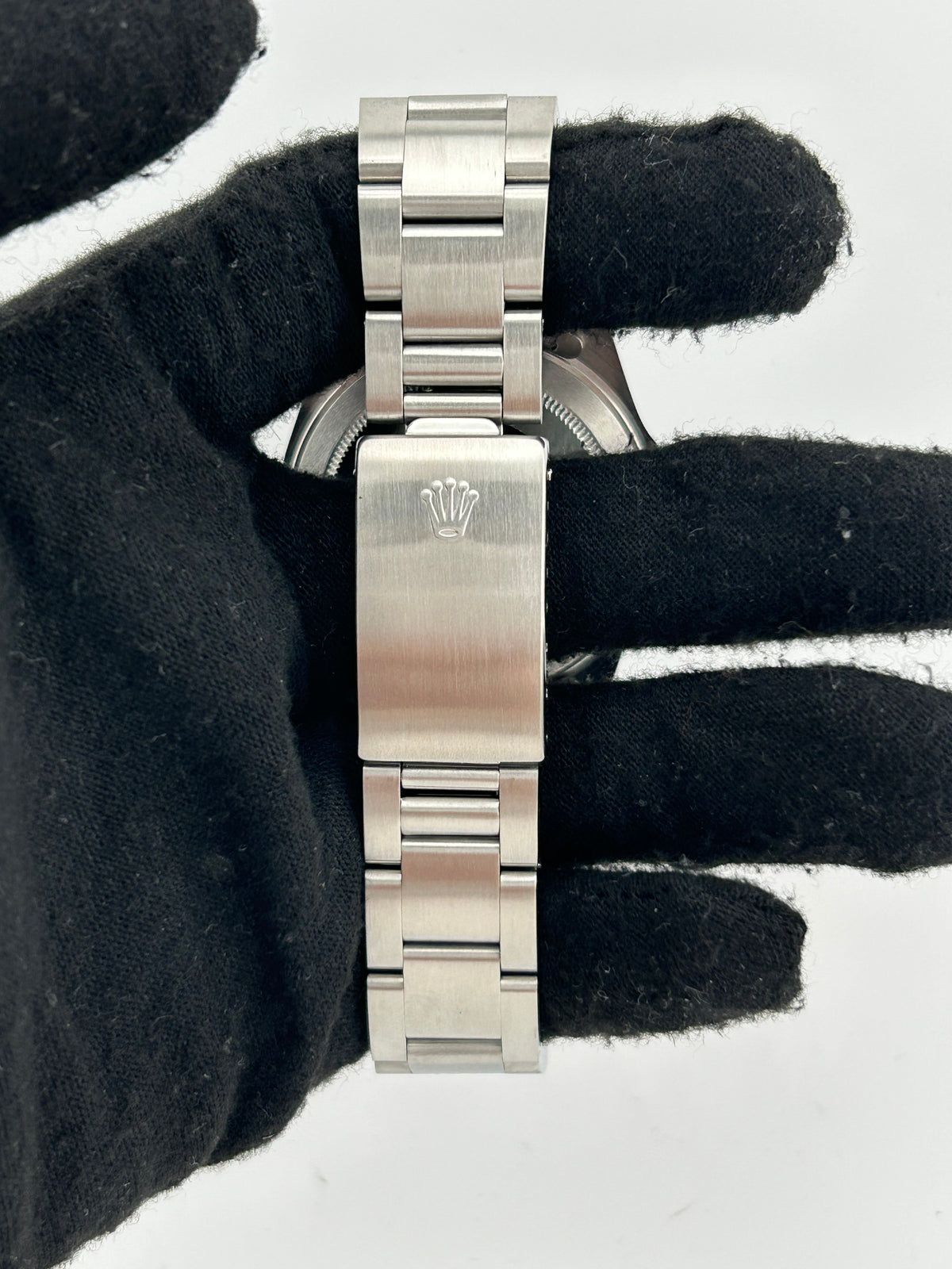 Rolex Explorer II White Dial on Oyster Steel Bracelet Ref. 16570 Papers — view 4