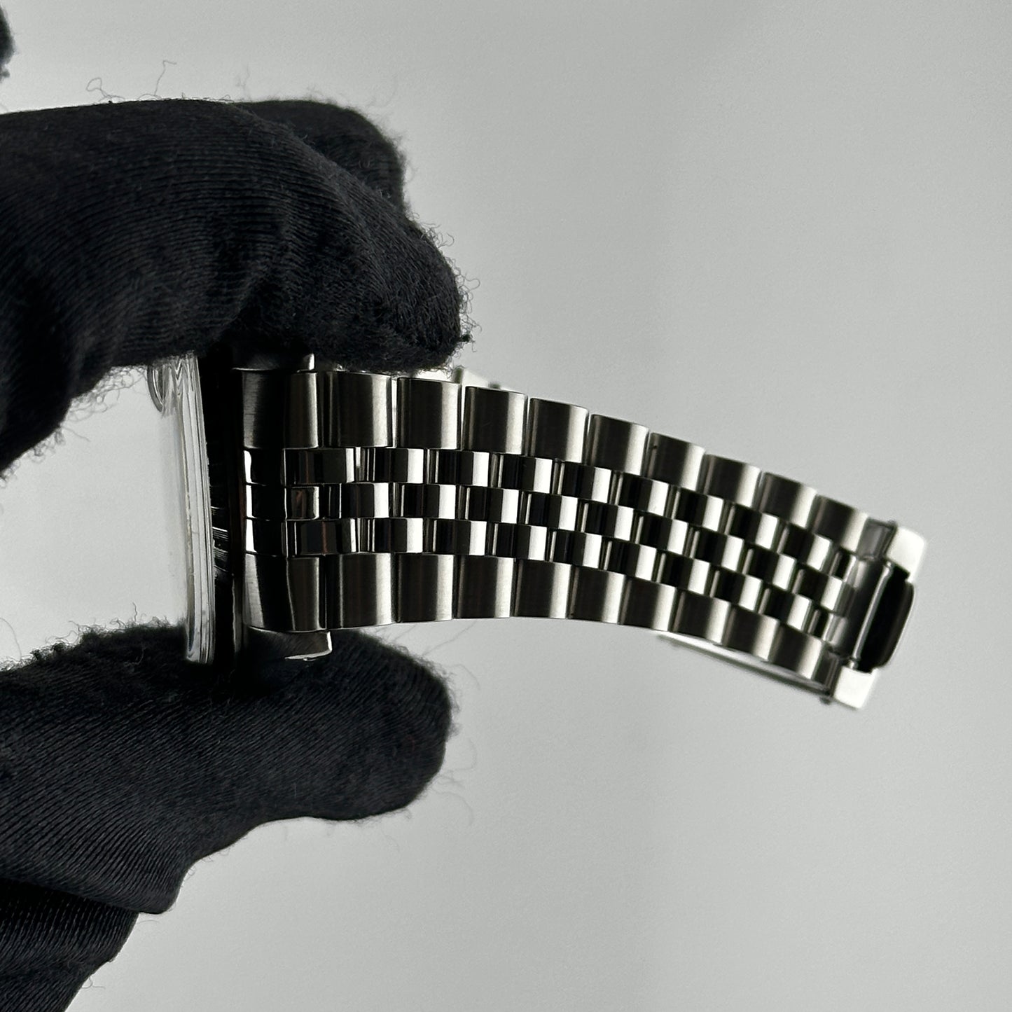 Rolex Datejust Silver Stick Dial on D Link Jubilee Bracelet Ref. 1603 1962 — view 4