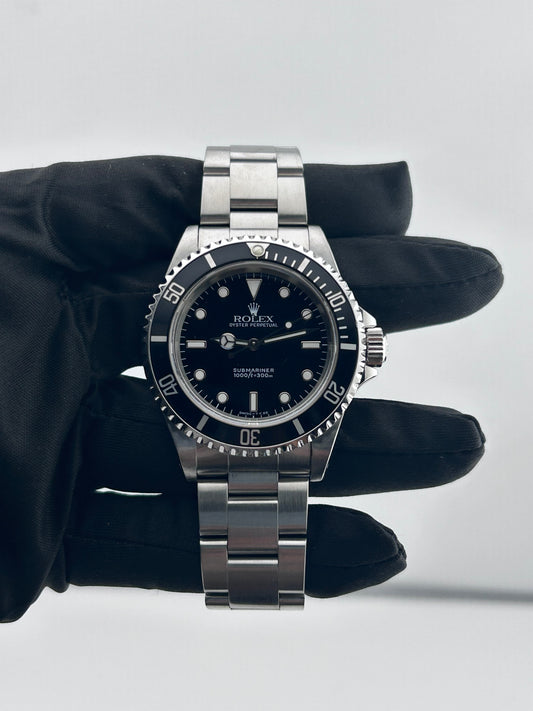 Rolex Submariner No Date Black Dial on Oyster Ref. 14060 Card