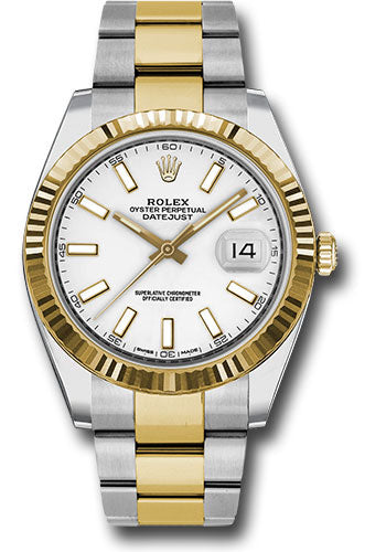 Rolex Datejust 41 White Index Dial on Oyster Ref. 126333 Card 2024