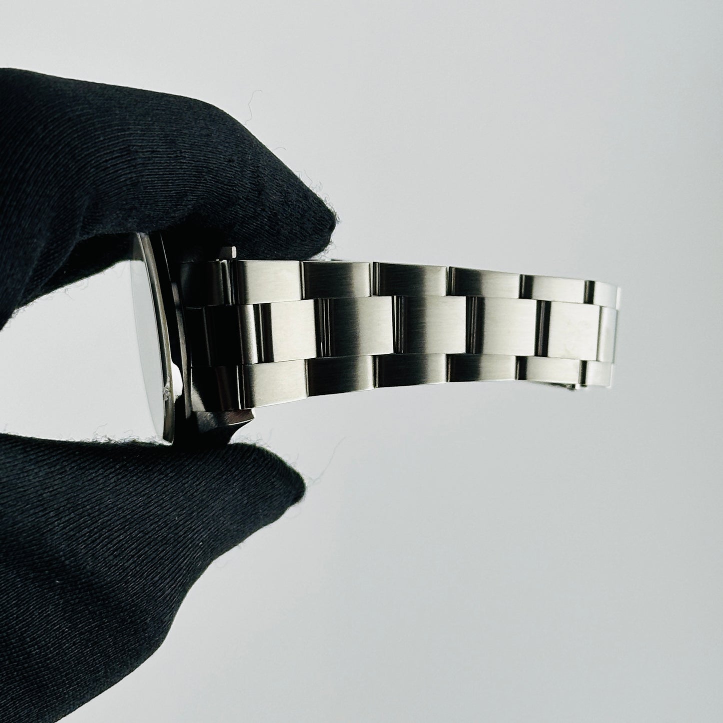 Rolex Air-King Am Pink Stick Dial on Oyster Ref. 14000 1999 — view 3