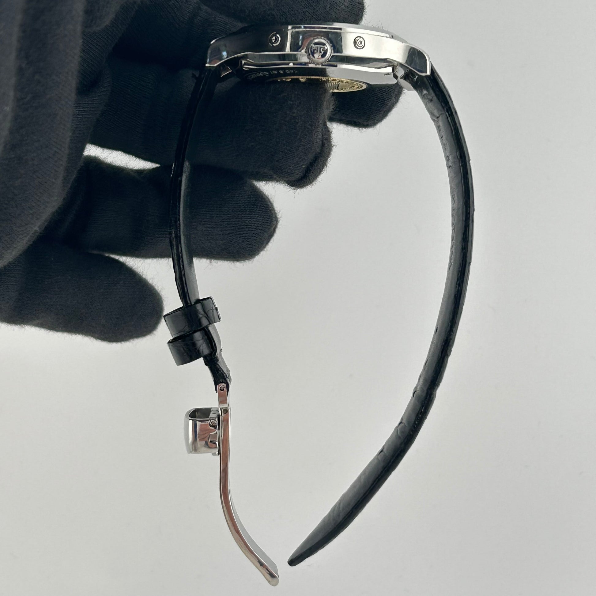 Jaeger Le Coultre Master Control Silver Dial on Leather Ref. 140.840.872B Papers 1995 — view 6