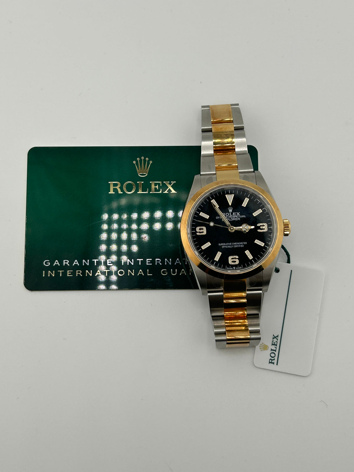 Rolex Explorer I Black Dial on Oyster Ref. 124273 Card 2022 — view 8