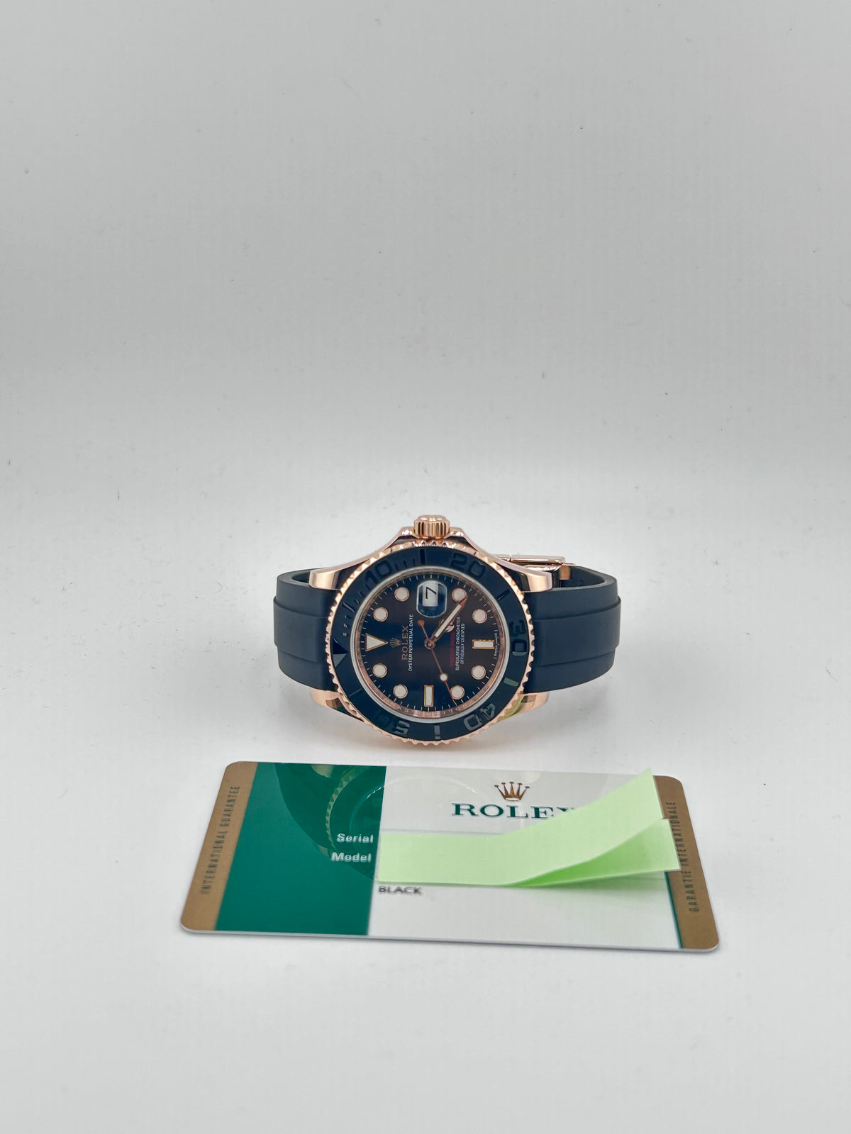 Rolex Yacht-Master Black Dial on Oyster Ref. 116655 Card 2018 — view 7