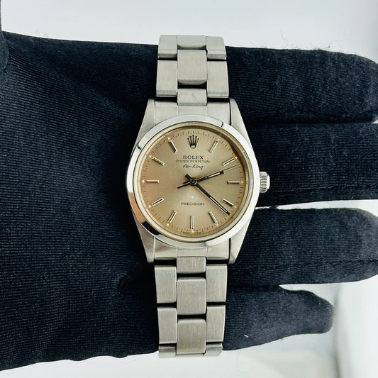 Rolex Air-King Silver / Mark Between 1 & 3 Dial on Oyster Ref 14000