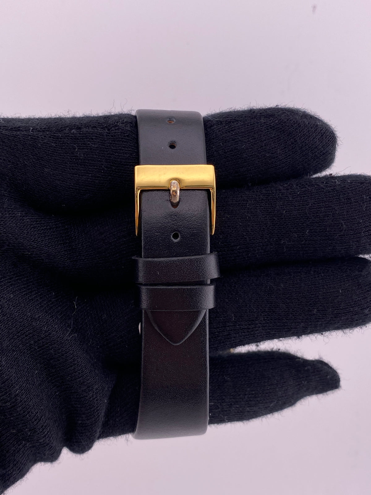 Rolex Datejust 36 Champagne Stick Dial on Generic Leather Strap Ref. 16013 — view 4