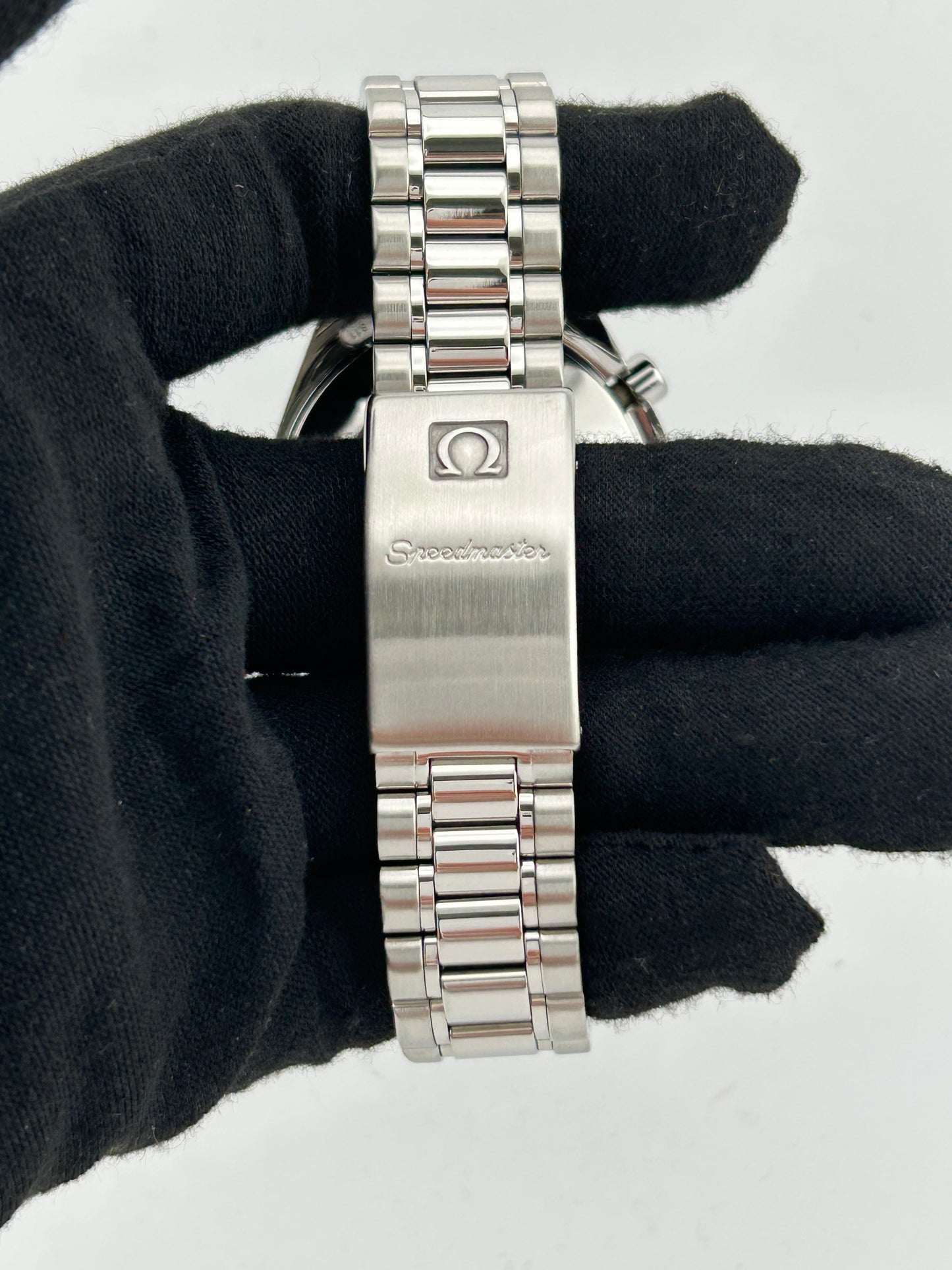 Omega Speedmaster Reduced Black Dial on Stainless Steel Bracelet Ref. 3510.5 Card — view 4