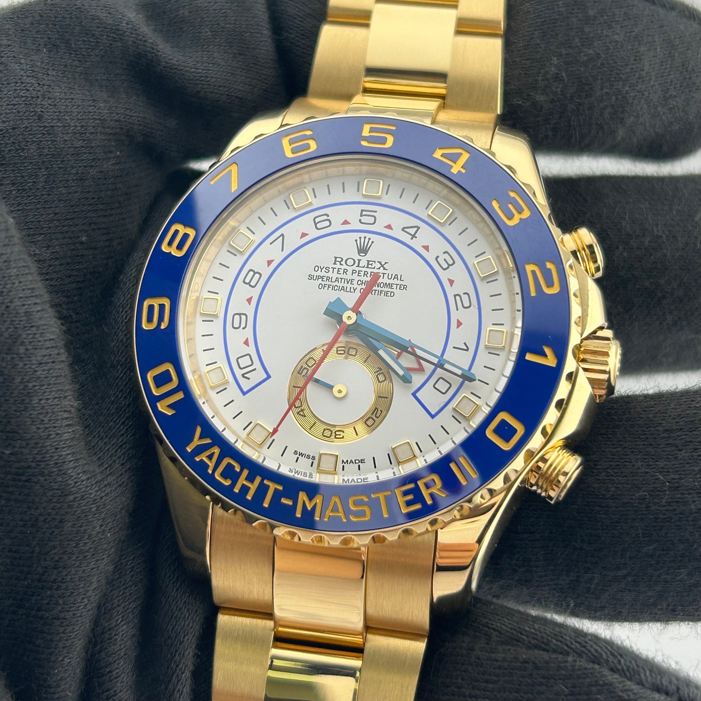 Rolex Yacht-Master II White Dial on Oyster Ref. 116688 Card 2015 — view 3
