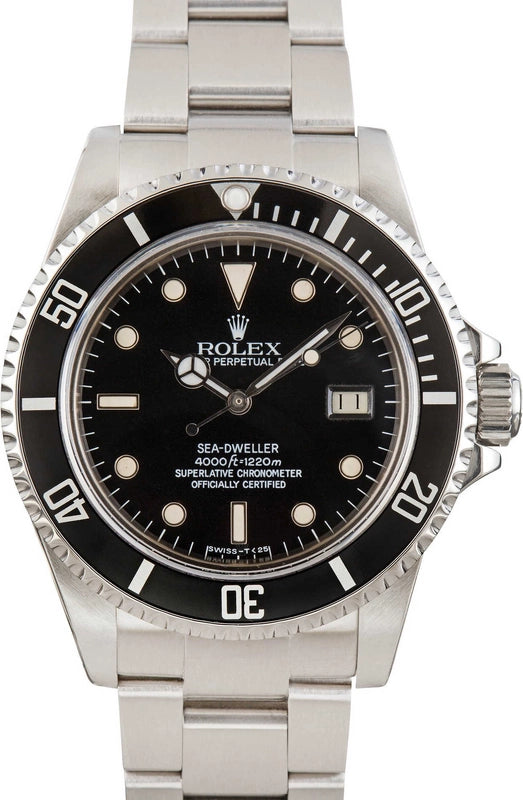 Rolex Sea-Dweller Black Dial on Oyster Ref 16600