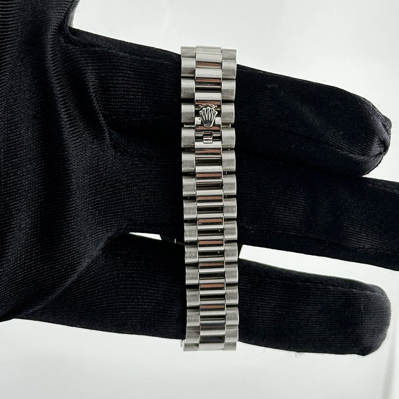 Rolex Datejust President Ice Blue Diamond Index Dial on President Style Ref 279166