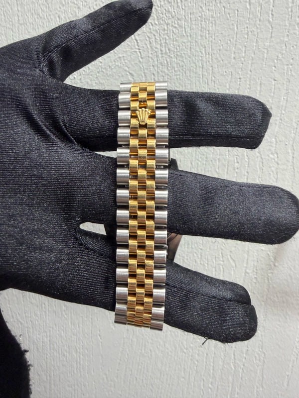 Rolex Datejust Grey Stick Dial on Jubilee Ref 116263